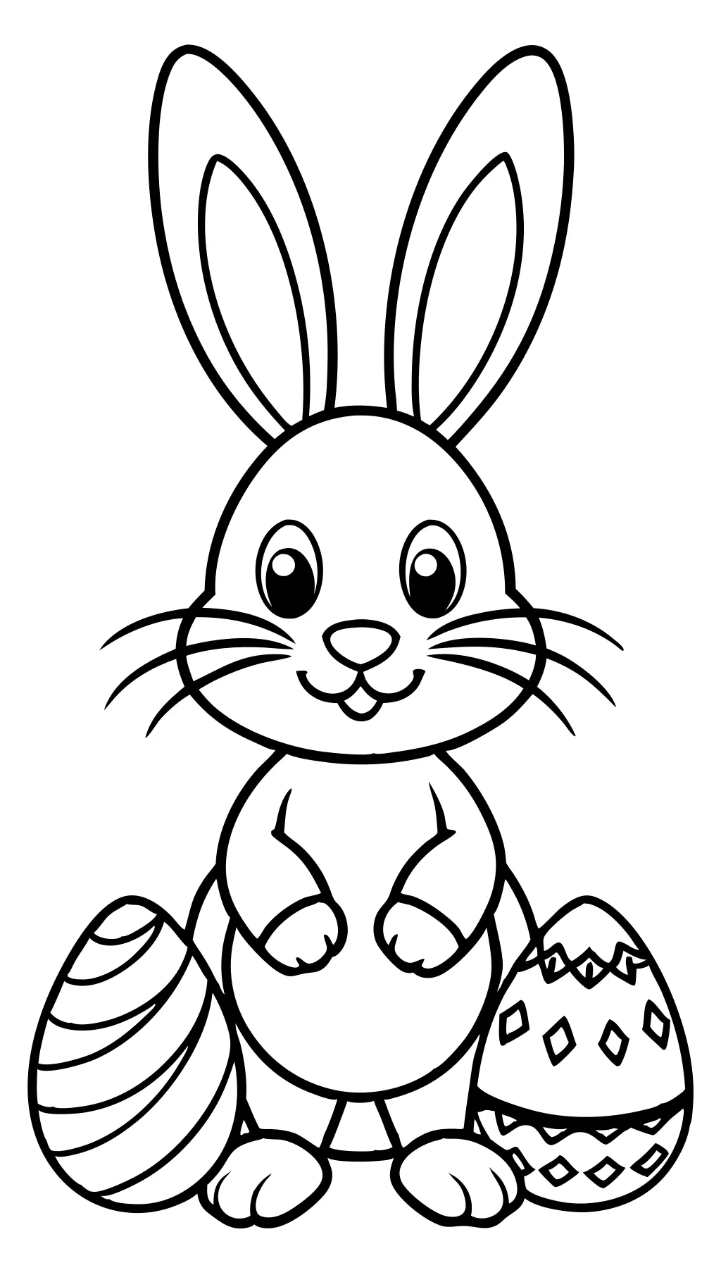 coloriage de lapin